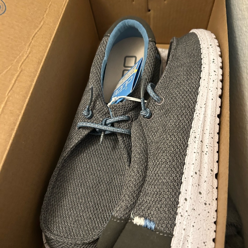 Hey Dude Ladies or Youth  Gray Casual Shoes